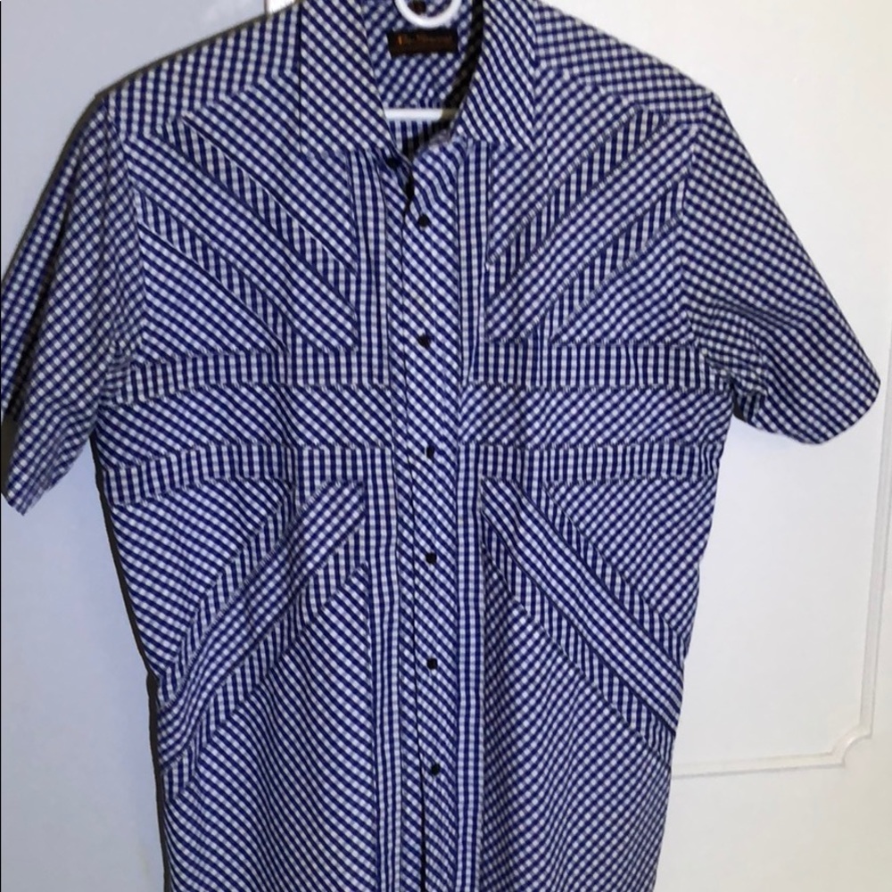 BEN SHERMAN COLLARD SHORT SLEEVE SHIRT